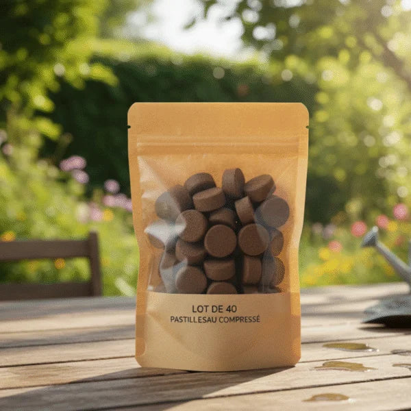 40 pastilles de terreau compressé